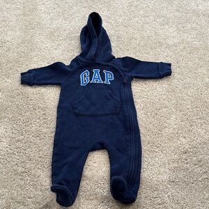 GAP Dark Blue Hooded Kids Footie